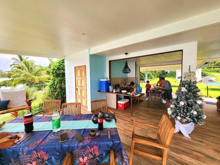 Duplex En Bord De Mer Fare Tahitea Pension Taputapuapea Eksteriør bilde