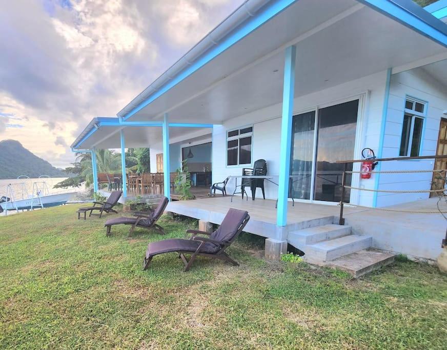 Duplex En Bord De Mer Fare Tahitea Pension Taputapuapea Eksteriør bilde